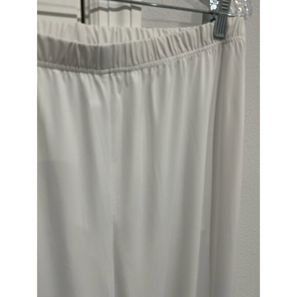 Drapers & Damons Petites White Pull-On Capri Pants PL Polyester Spandex Blend - Picture 4 of 8